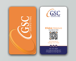 Business Card Design by DesignerShahadat for GSC Surveying, Inc. | Design: #34646580