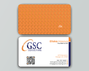 Business Card Design by DesignerShahadat for GSC Surveying, Inc. | Design: #34647345