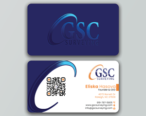 Business Card Design by DesignerShahadat for GSC Surveying, Inc. | Design: #34653670