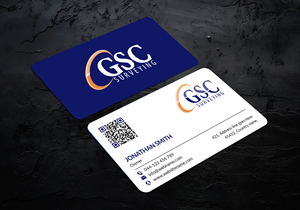 Business Card Design by designer1975 for GSC Surveying, Inc. | Design: #34653484