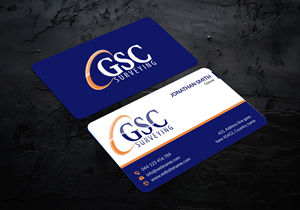 Business Card Design by designer1975 for GSC Surveying, Inc. | Design: #34653542