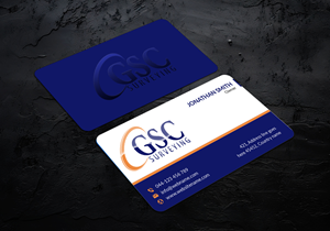 Business Card Design by designer1975 for GSC Surveying, Inc. | Design: #34653665