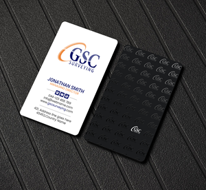 Business Card Design by Creations Box 2015 for GSC Surveying, Inc. | Design: #34653685