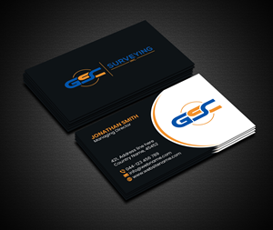 Business Card Design by Creations Box 2015 for GSC Surveying, Inc. | Design: #34657761