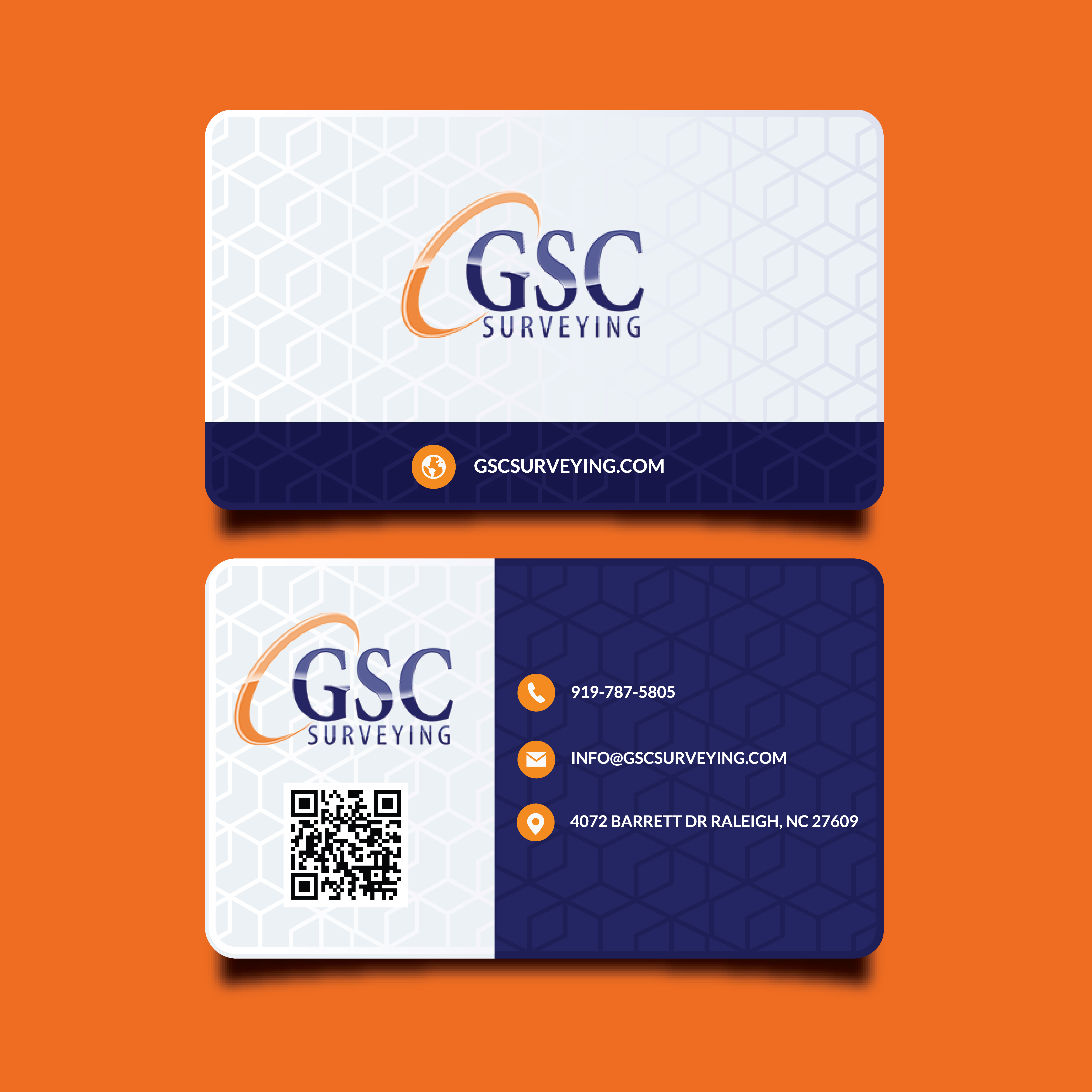 Business Card Design by Mohamed sarraj for GSC Surveying, Inc. | Design #34651407