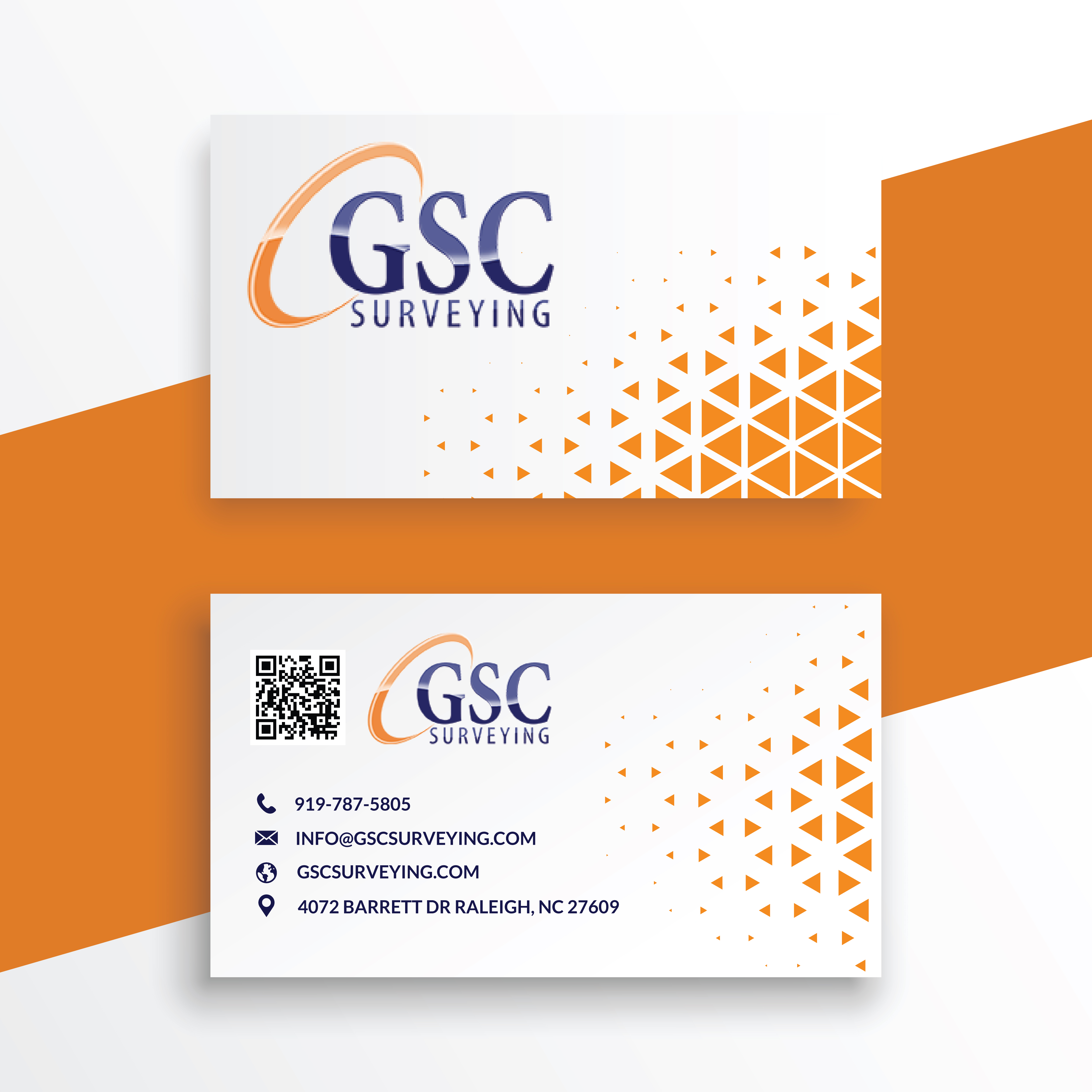 Business Card Design by Mohamed sarraj for GSC Surveying, Inc. | Design #34651434