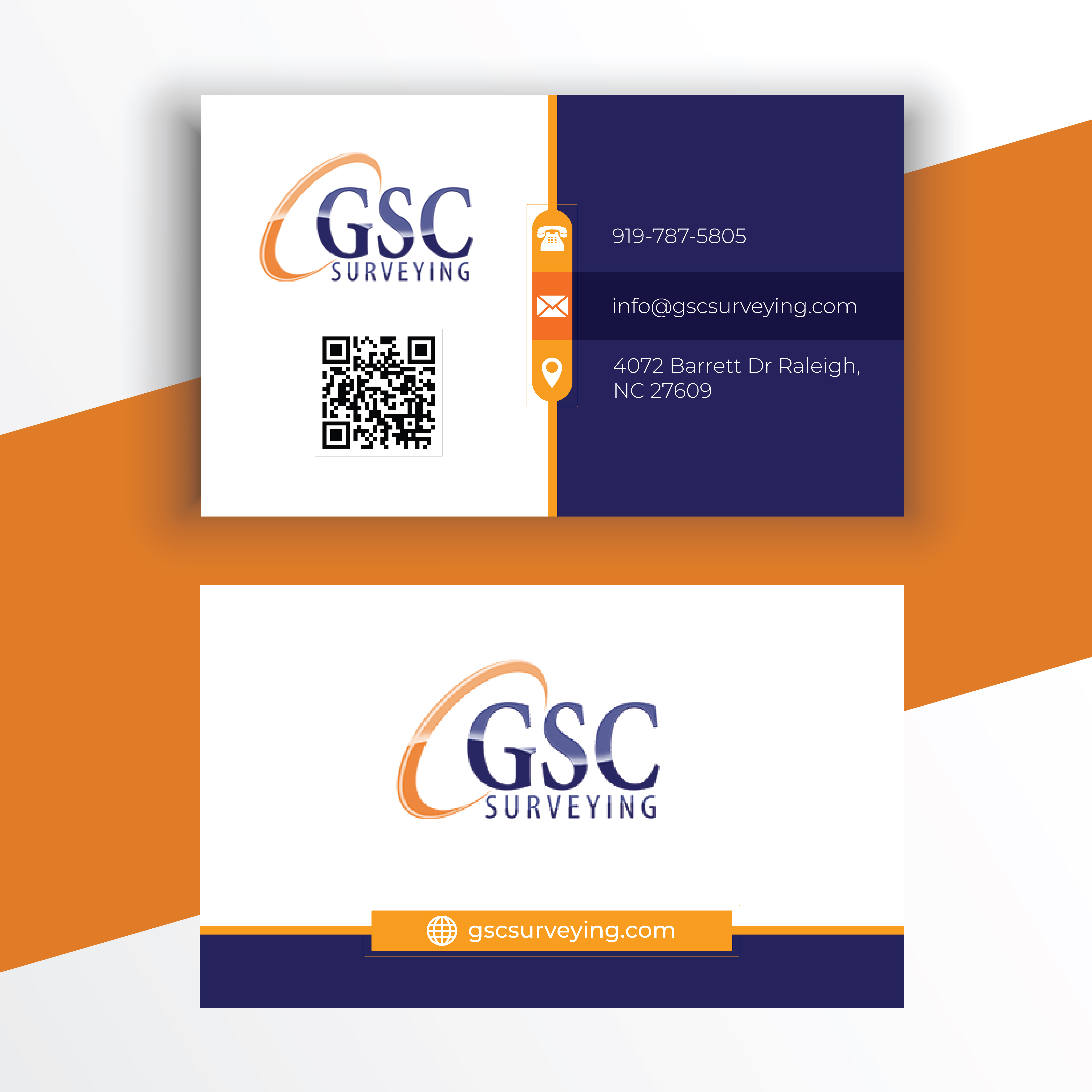Business Card Design by Mohamed sarraj for GSC Surveying, Inc. | Design #34651449