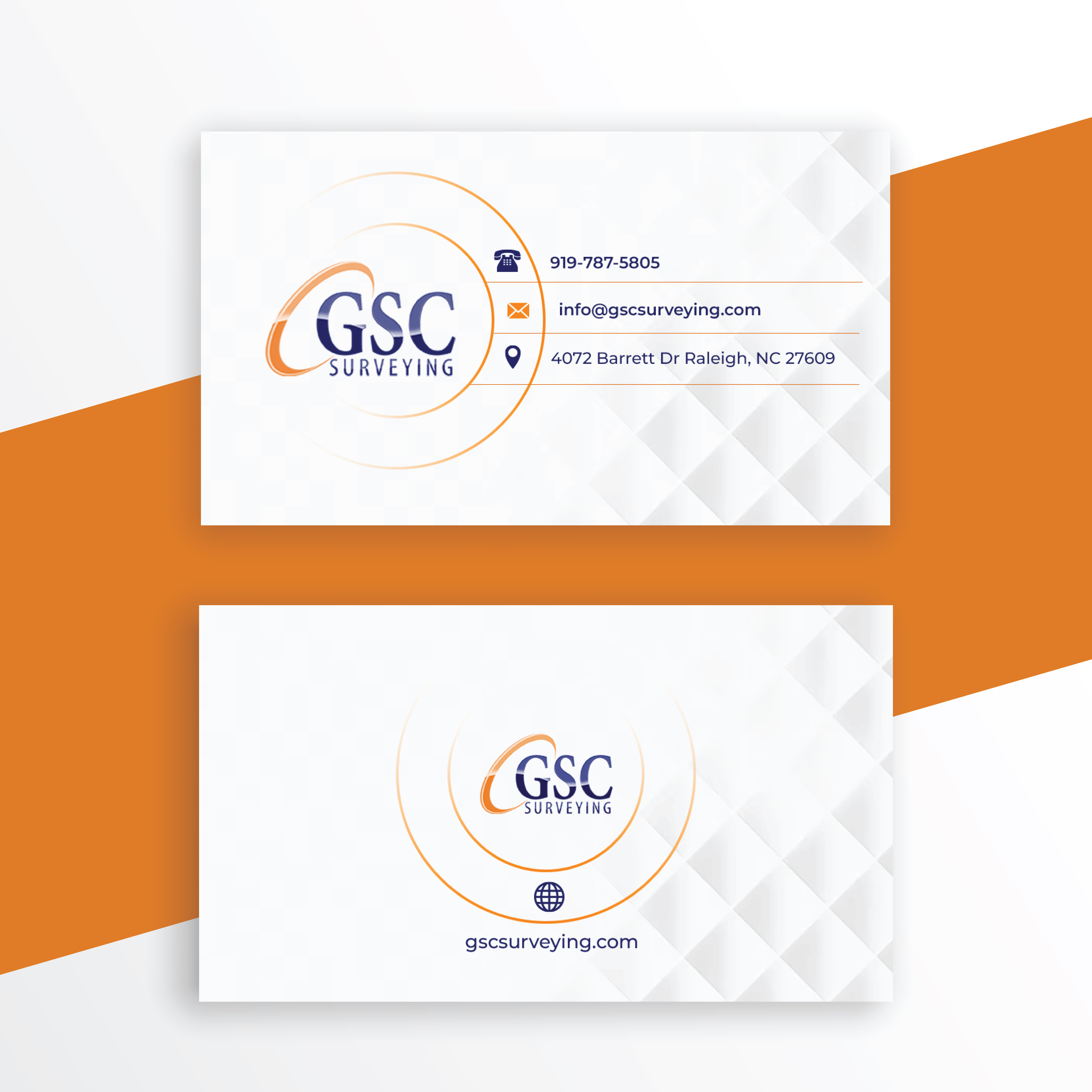 Business Card Design by Mohamed sarraj for GSC Surveying, Inc. | Design #34651457