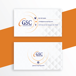 Business Card Design by Mohamed sarraj for GSC Surveying, Inc. | Design: #34651457