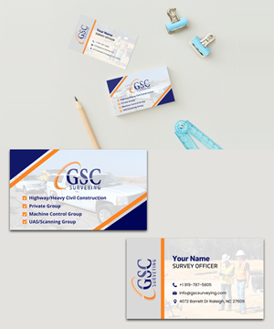 Business Card Design by James for GSC Surveying, Inc. | Design: #34652618