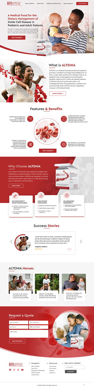 Wix Design by Blue Sparrow for this project | Design: #34632435