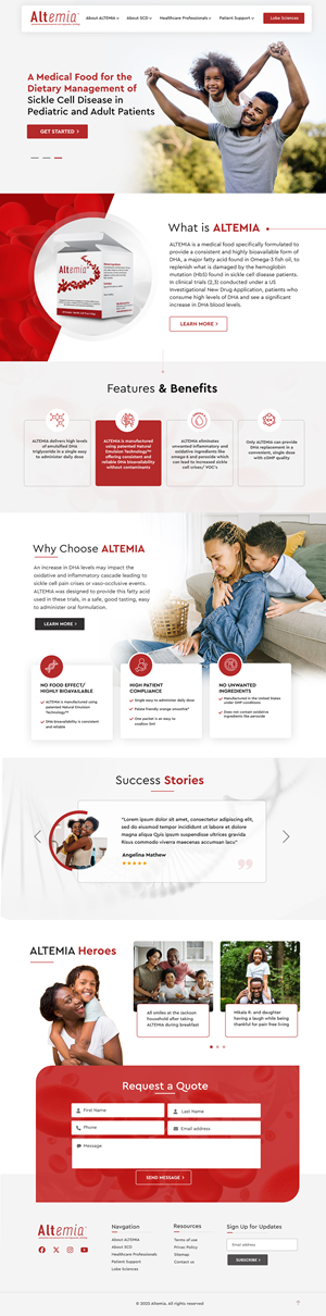 Wix Design by Blue Sparrow for this project | Design: #34632436