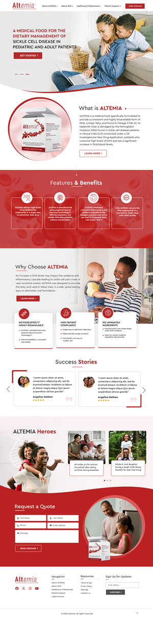 Wix Design by Blue Sparrow for this project | Design: #34632437