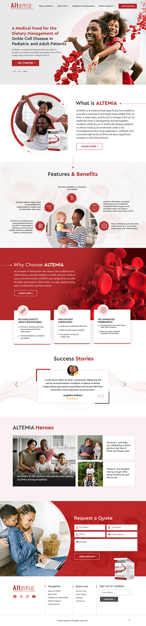Wix Design by Blue Sparrow for this project | Design: #34632439