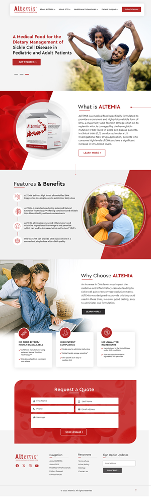 Wix Design by Blue Sparrow for this project | Design: #34634960