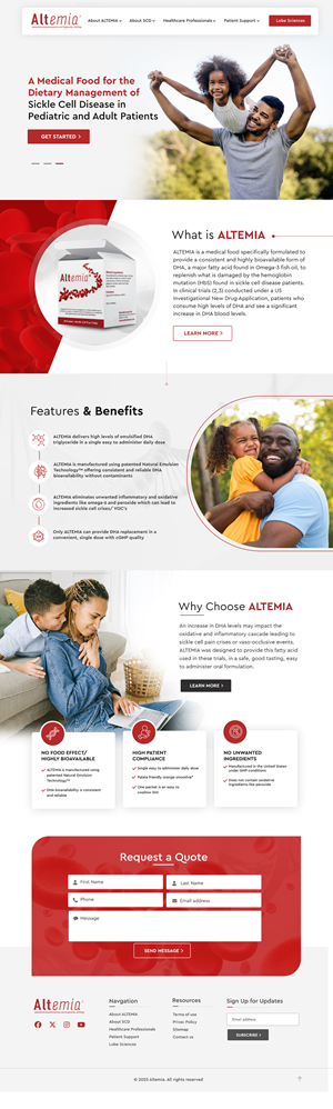 Wix Design by Blue Sparrow for this project | Design: #34634961
