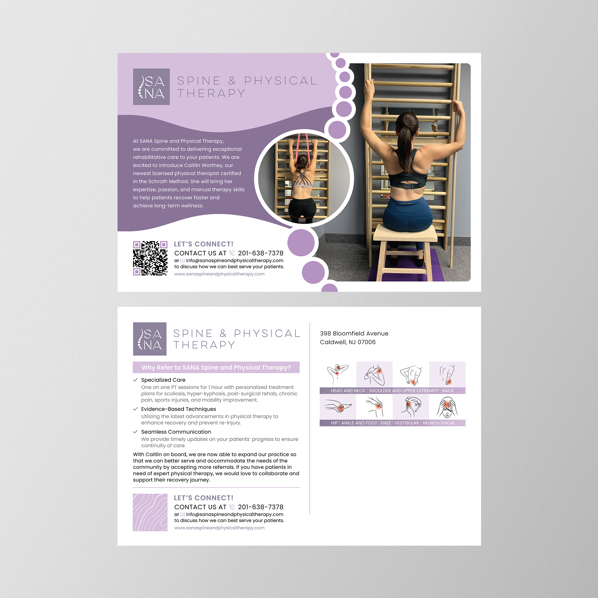 Flyer Design by nadhisa87 for SANA Spine and Physical Therapy | Design #34654319