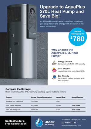 Flyer Design by Fuuma for 4Shaw Plumbing | Design: #34633167