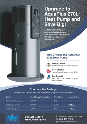 Flyer Design by Fuuma for 4Shaw Plumbing | Design: #34633173