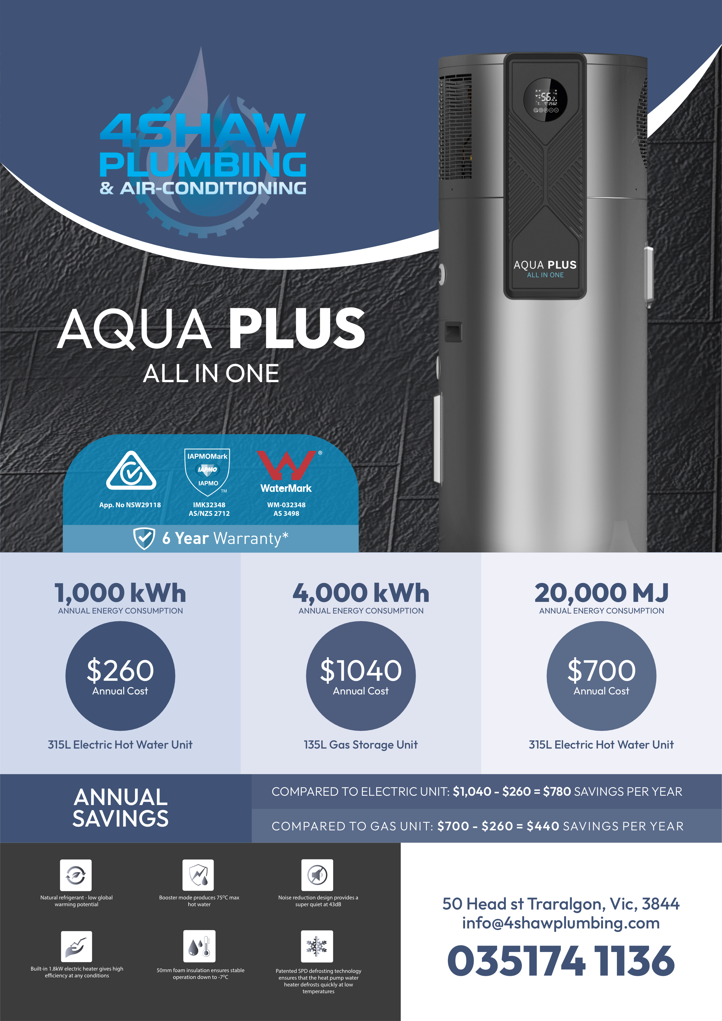 Diseño de Flyer por dadaMEDIA para 4Shaw Plumbing | Diseño #34634347