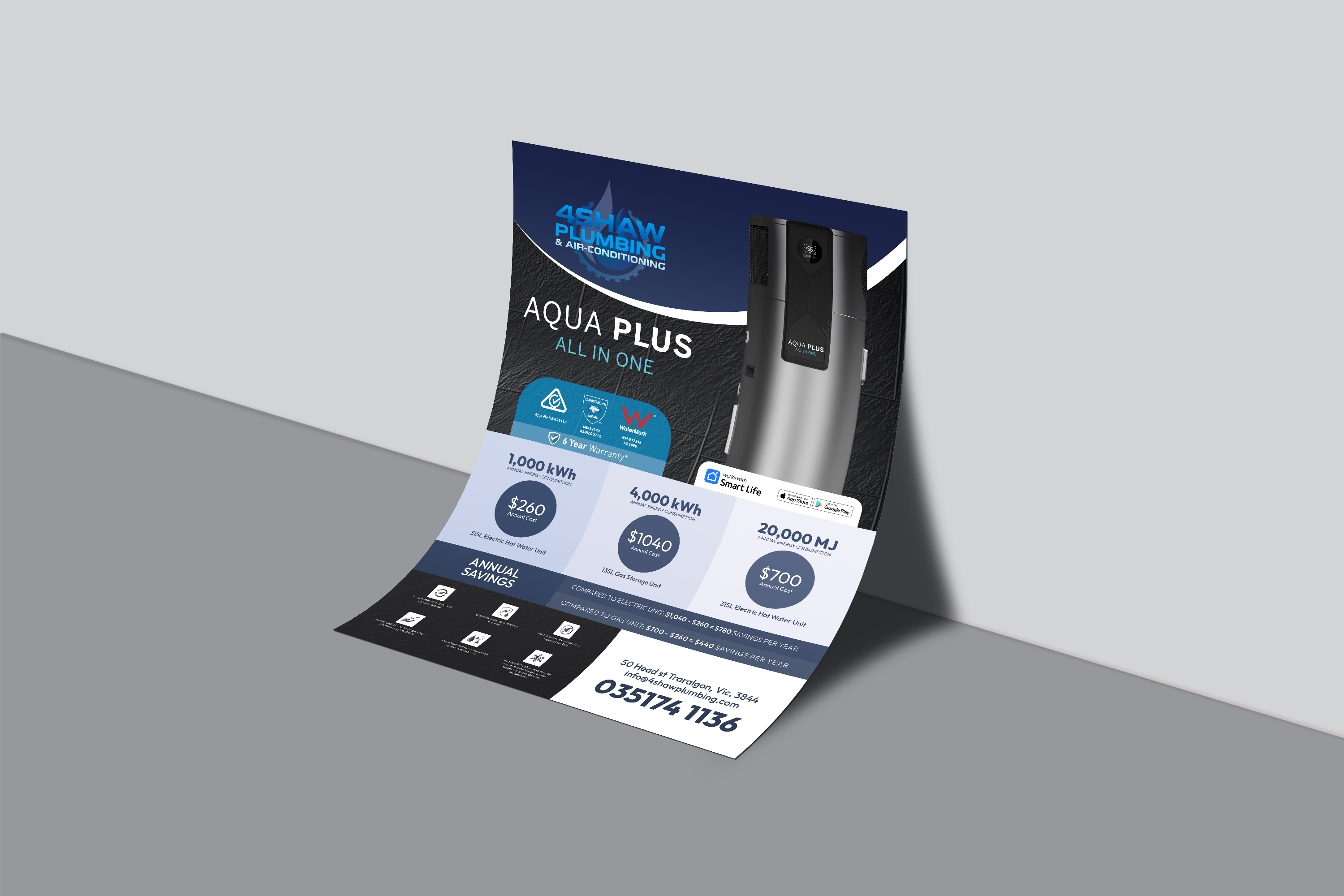 Flyer Design by dadaMEDIA for 4Shaw Plumbing | Design #34636640