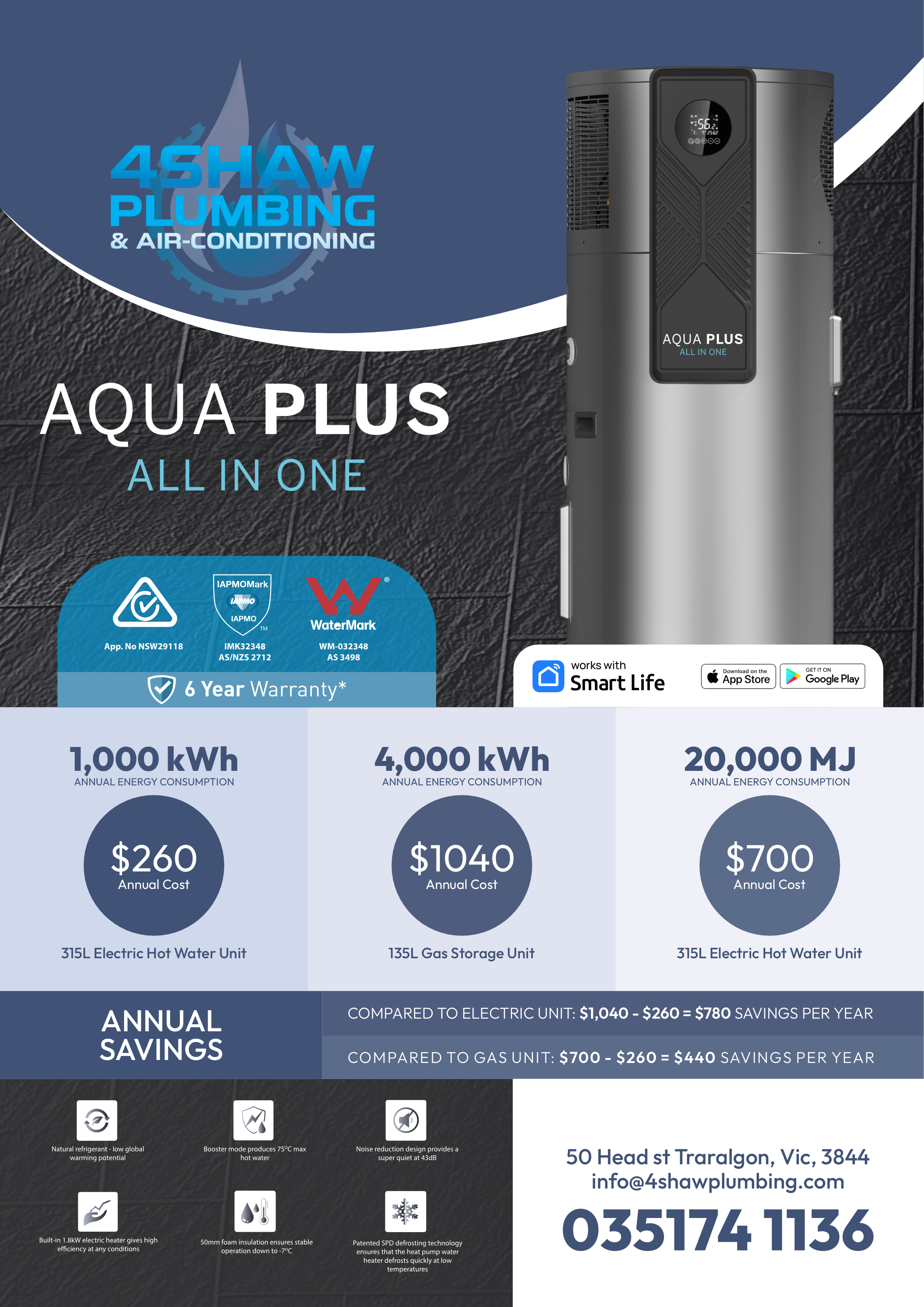 Diseño de Flyer por dadaMEDIA para 4Shaw Plumbing | Diseño #34636641