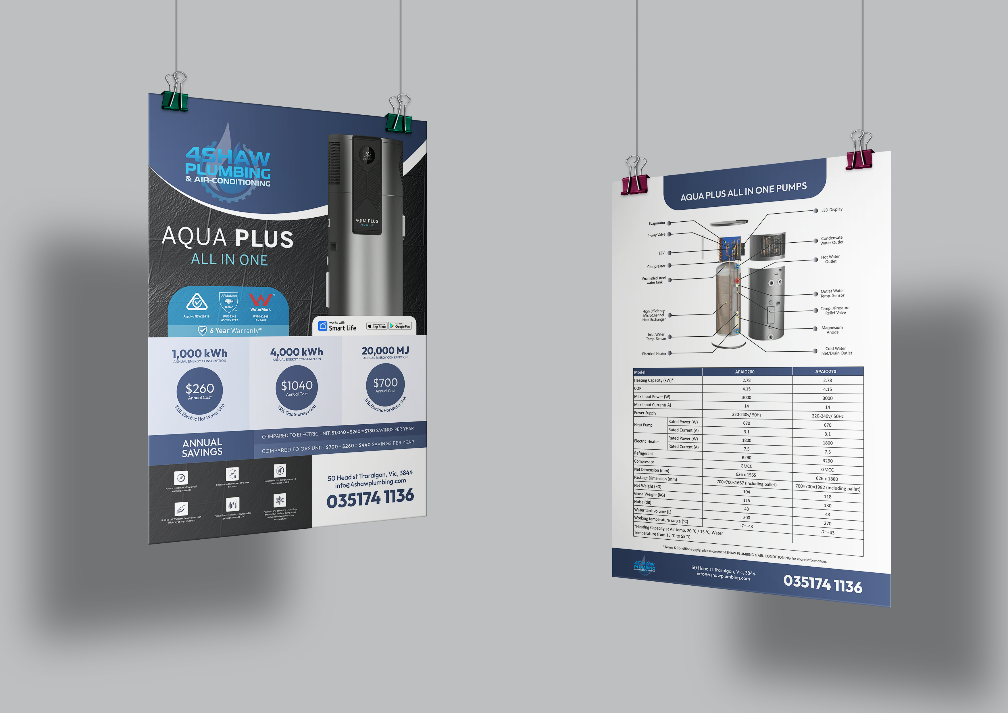 Flyer Design by dadaMEDIA for 4Shaw Plumbing | Design #34656577
