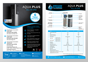 Flyer Design by SAI DESIGNS for 4Shaw Plumbing | Design: #34636960
