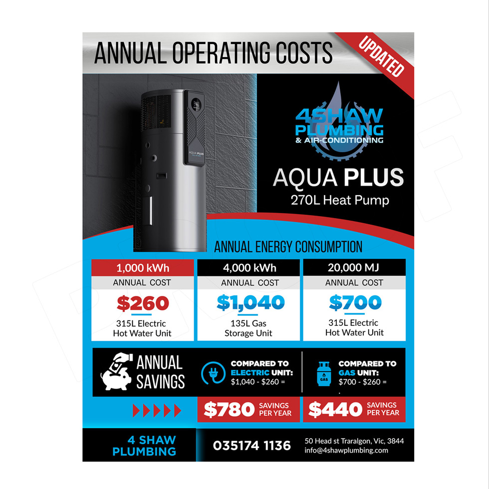 Flyer Design by DA. for 4Shaw Plumbing | Design #34629034