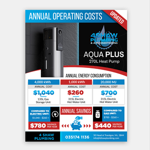 Flyer Design by DA. for 4Shaw Plumbing | Design: #34631395