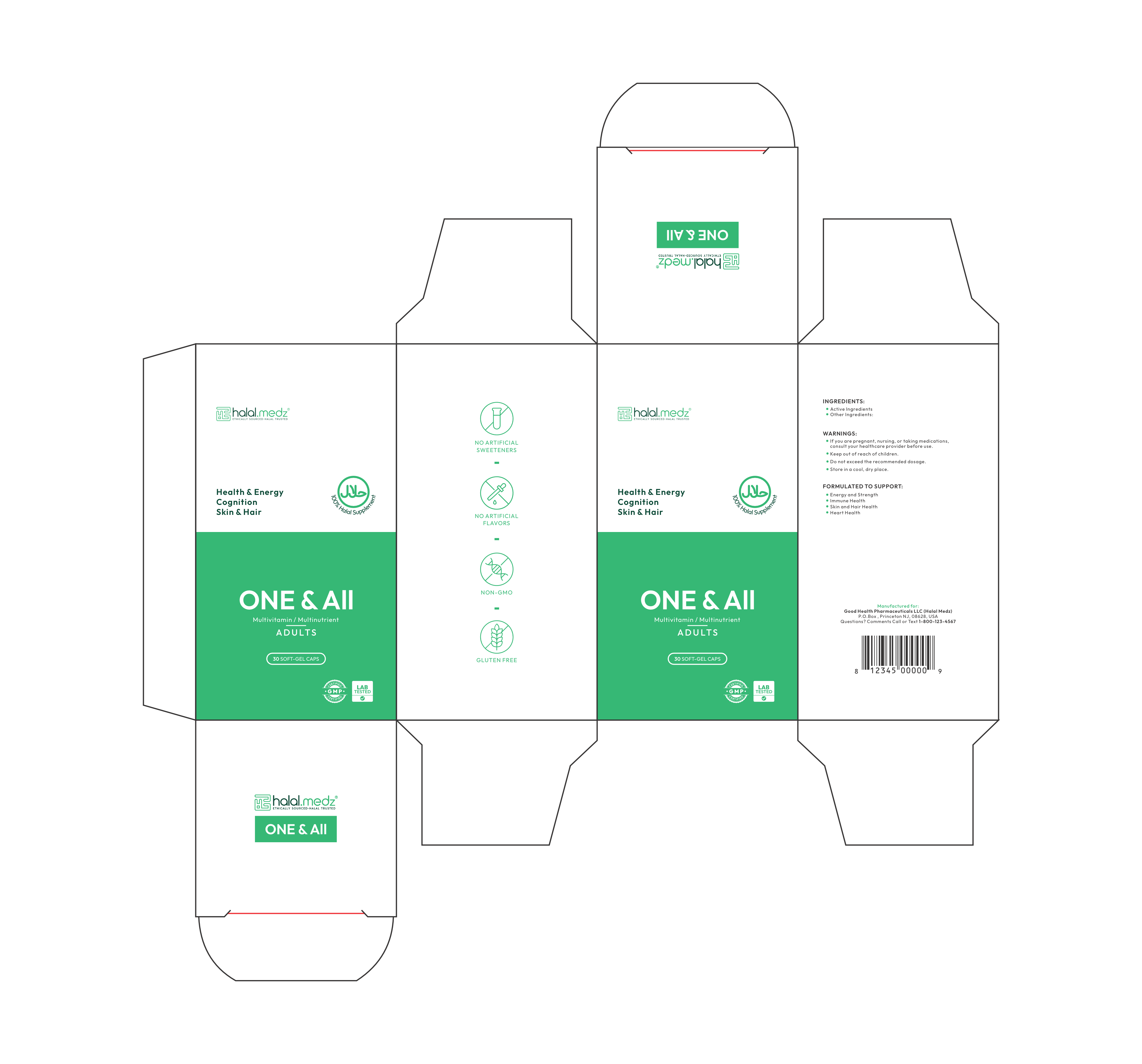 Design Emballage par dadaMEDIA pour Good Health Pharmaceuticals LLC | Design #34692640
