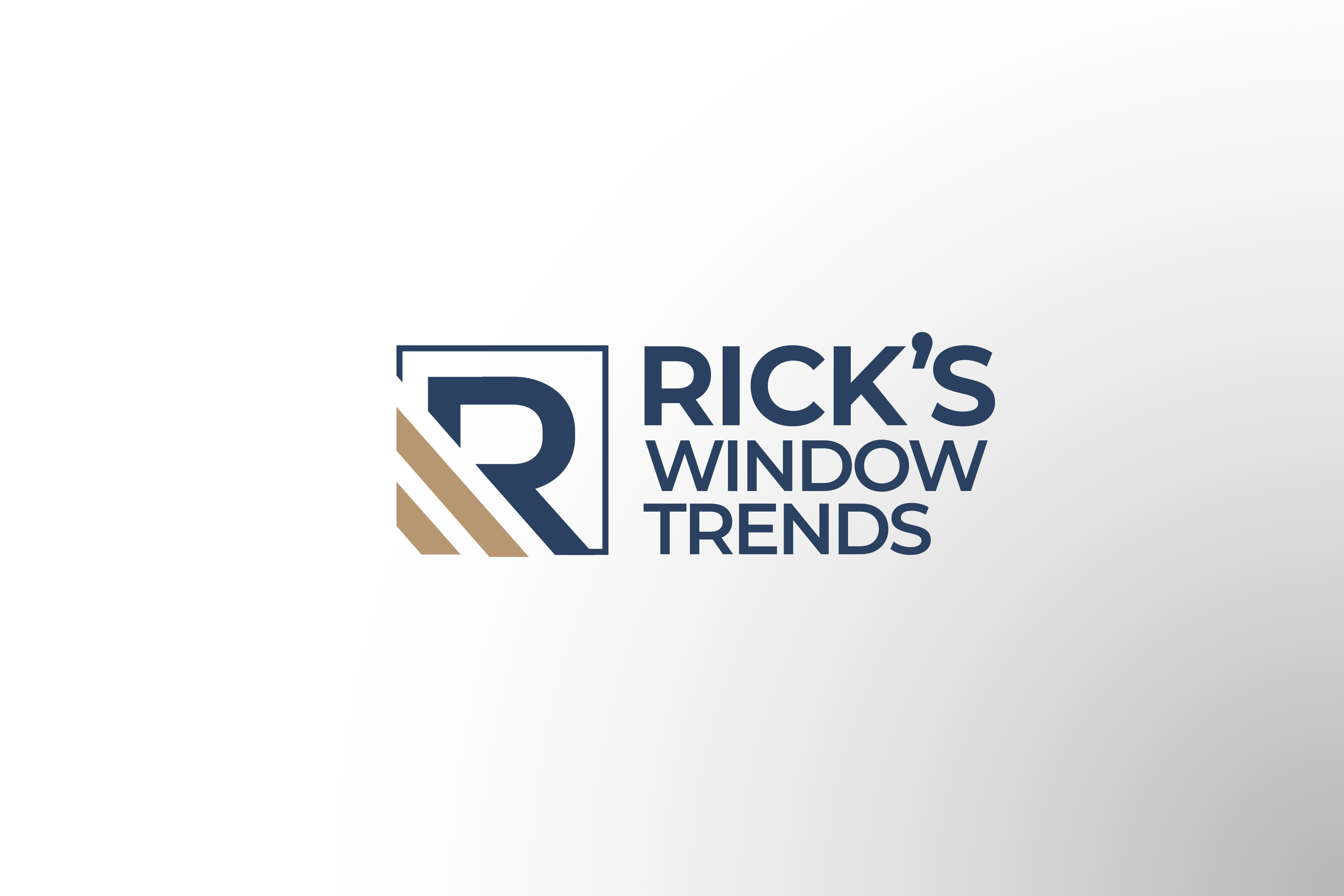 Logo-Design von ELOISE LIND für Rick’s Window Trends | Design #34704290