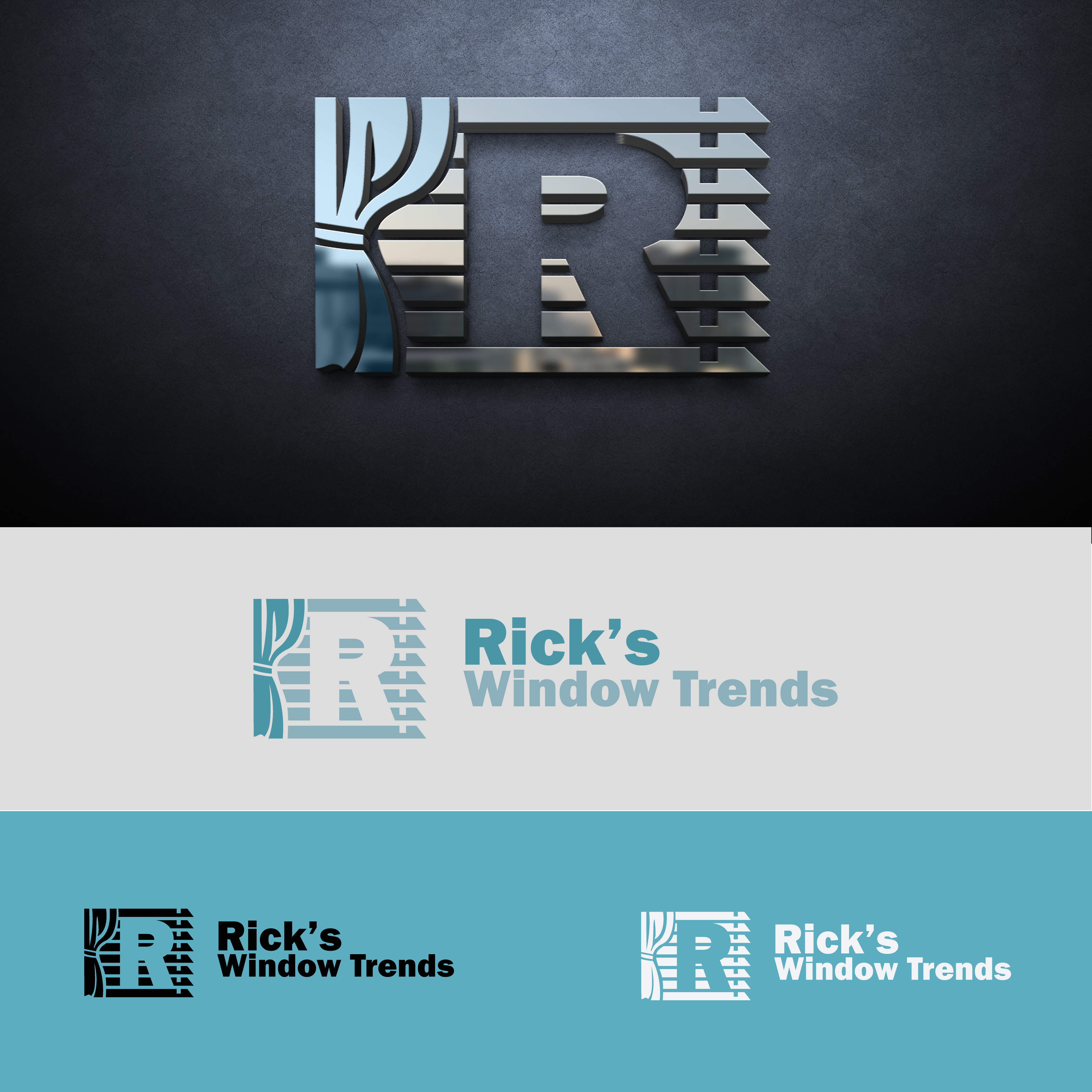Logo Design by preetArt for Rick’s Window Trends | Design #34698776