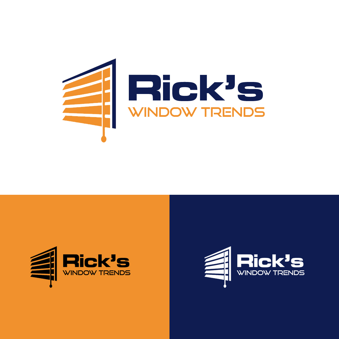 Logo Design by anemidesign for Rick’s Window Trends | Design #34711216
