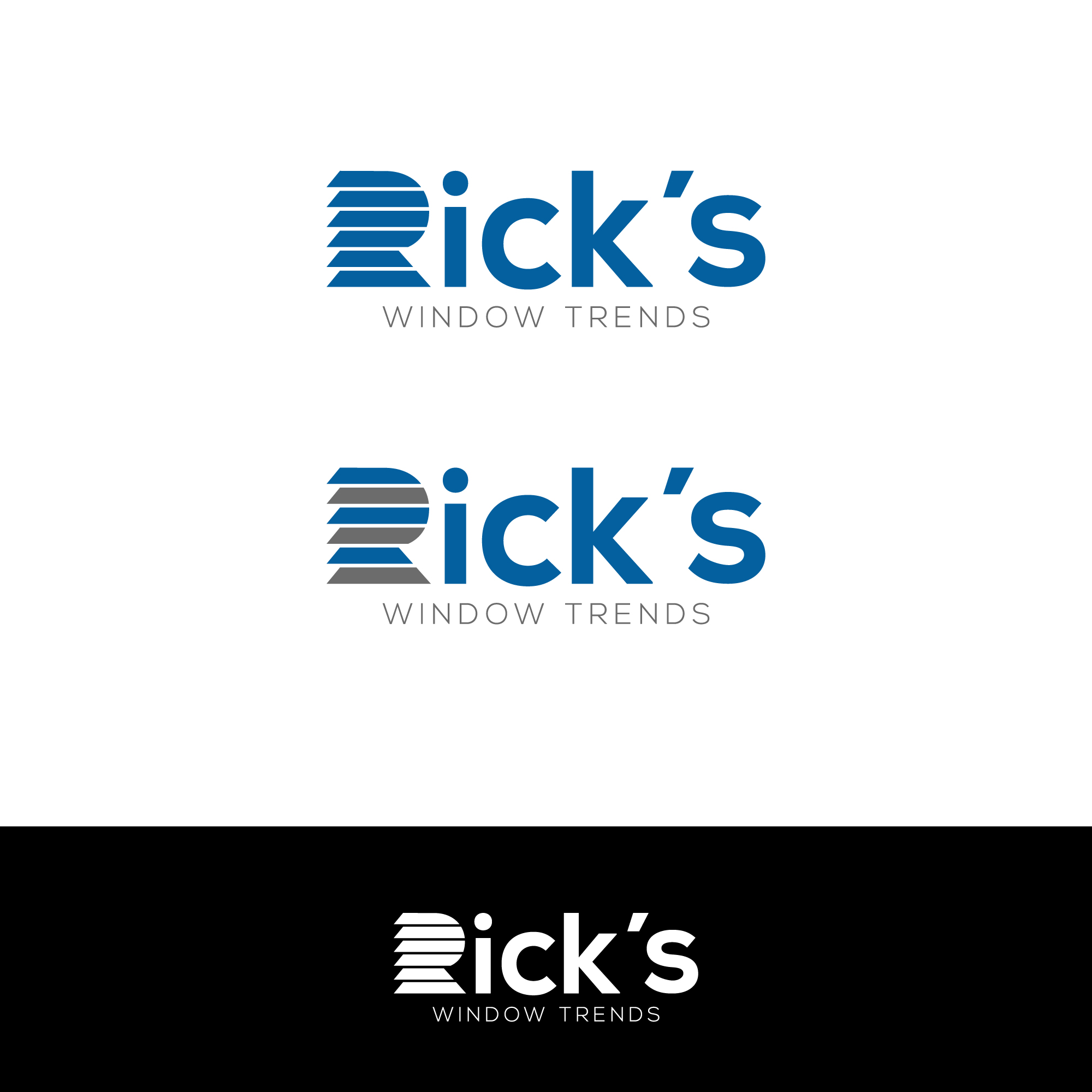 Logo Design by Md Shofiqul Alom for Rick’s Window Trends | Design #34687650
