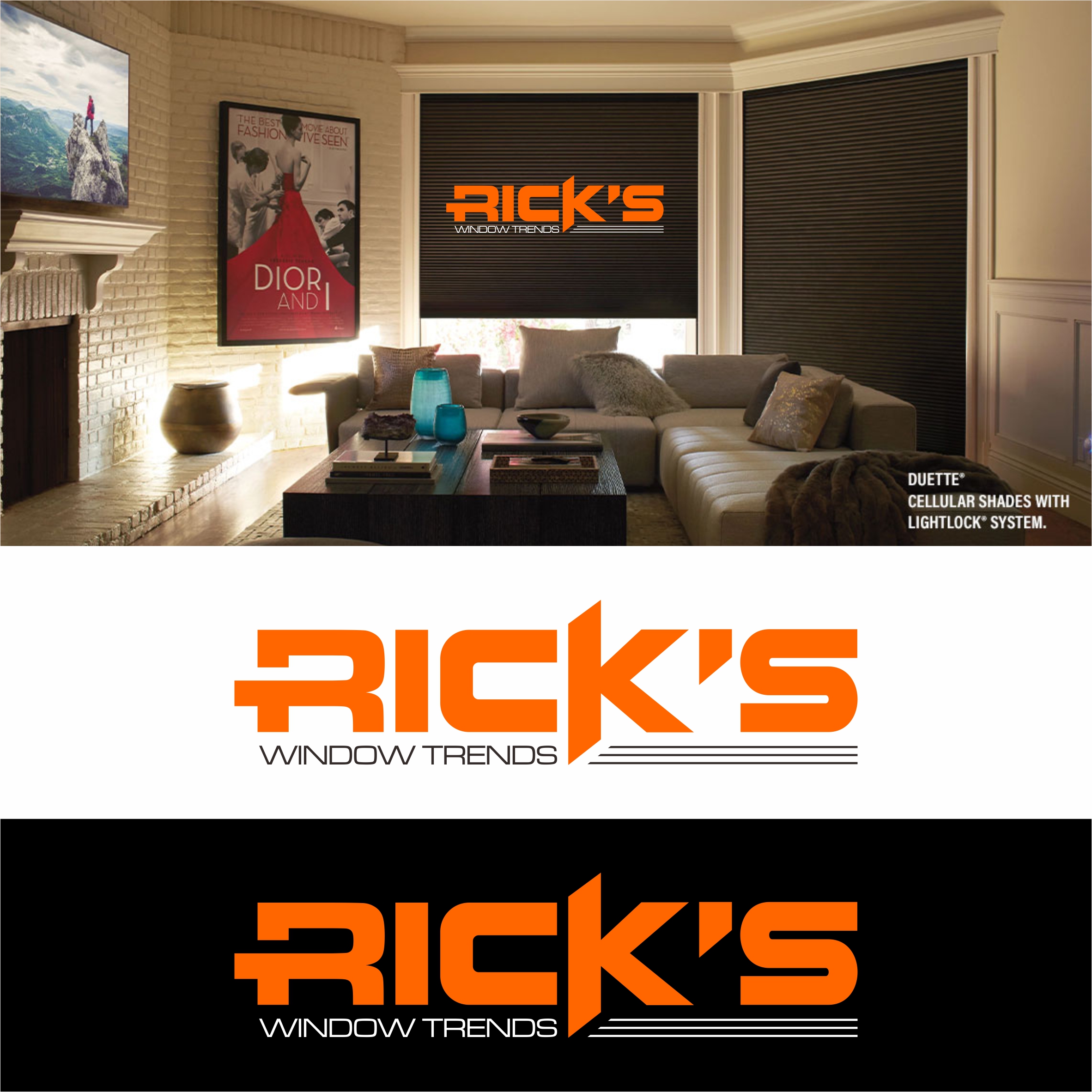 Logo Design by aidea19 for Rick’s Window Trends | Design #34708750