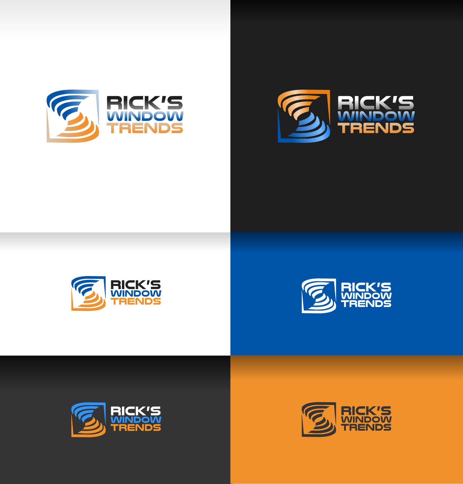 Logo Design by MulamboDesign for Rick’s Window Trends | Design #34654914
