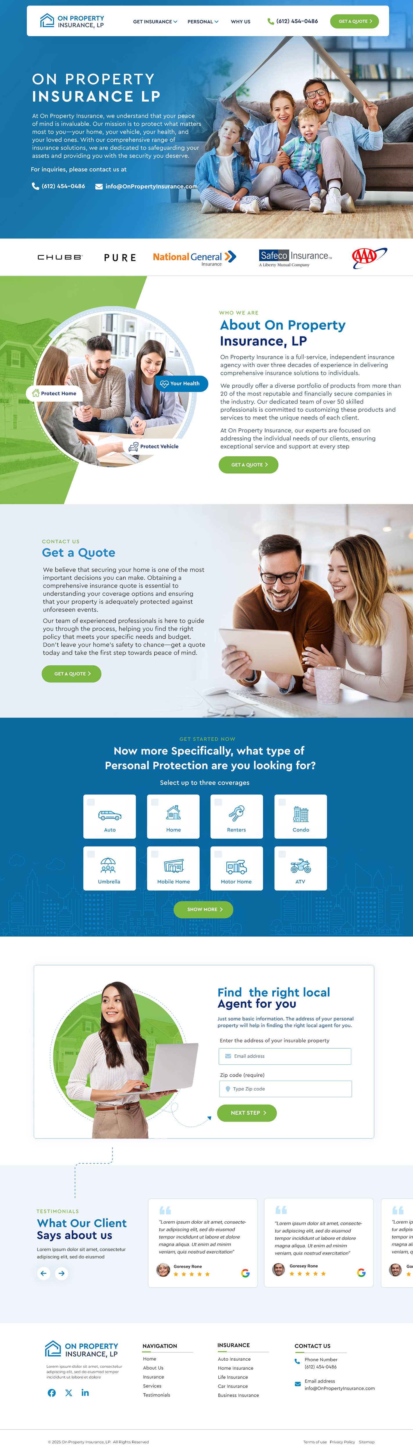 Web Design by Blue Sparrow for this project | Design #34639258