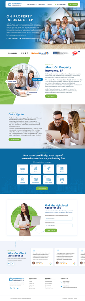 Web Design by Blue Sparrow for this project | Design: #34639258