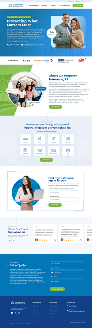 Web Design by Blue Sparrow for this project | Design: #34639262