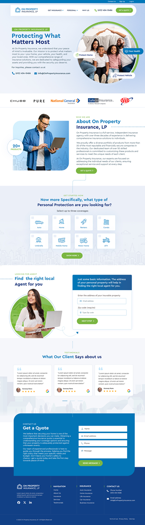 Web Design by Blue Sparrow for this project | Design: #34639267