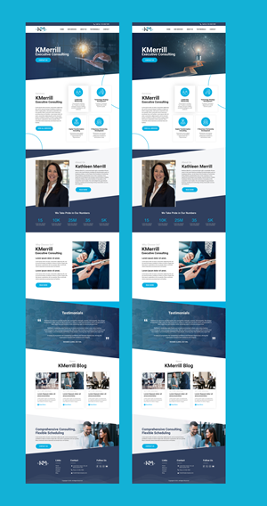 Web Design par MAHABA pour KMerrill Consulting  | Design : #34644201