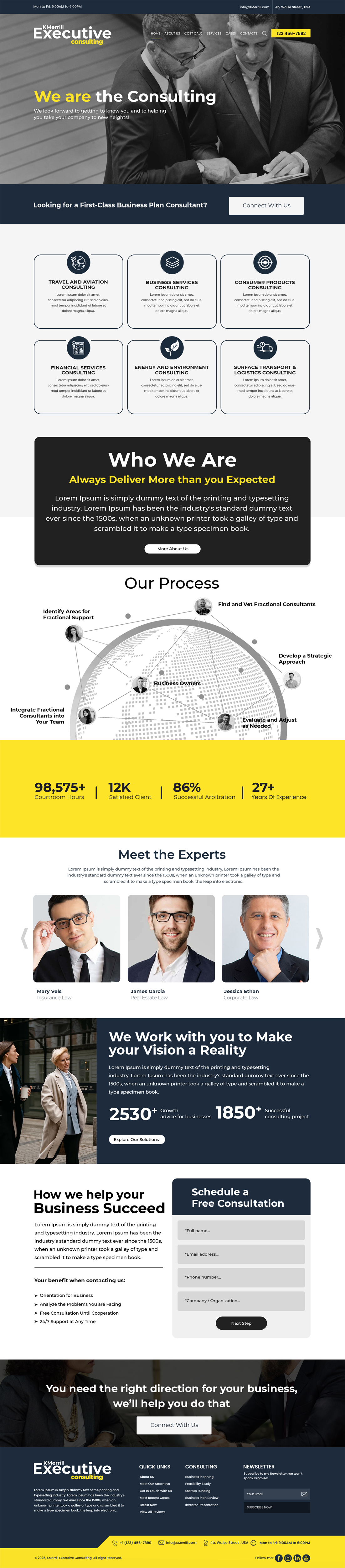 Web Design par BWS01 pour KMerrill Consulting  | Design #34638950