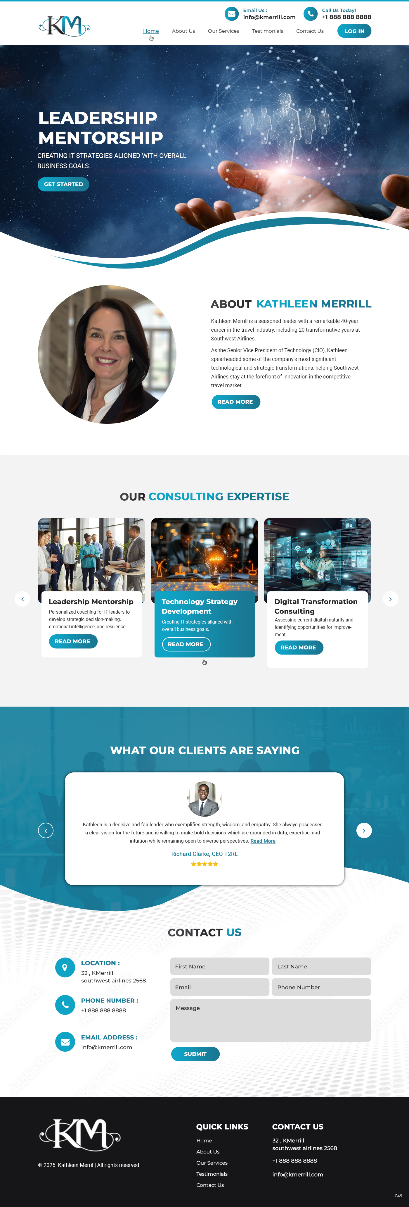 Web-Design von pb für KMerrill Consulting  | Design #34646480