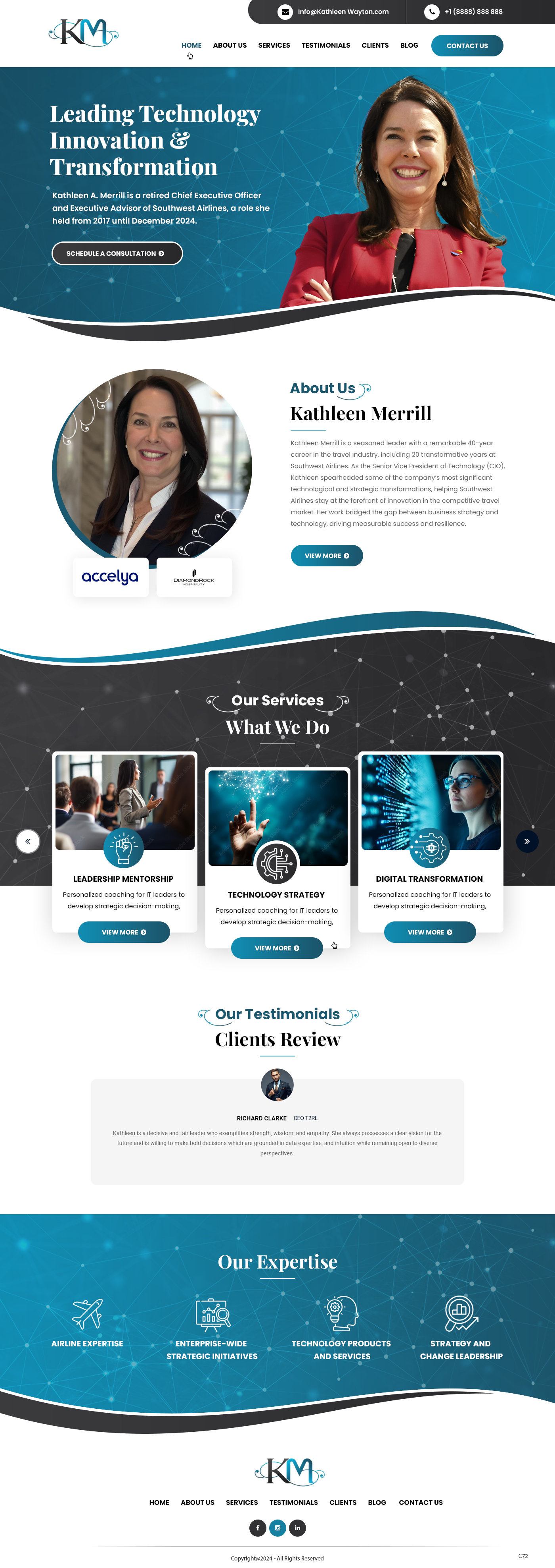 Web Design by pb for KMerrill Consulting  | Design #34646491