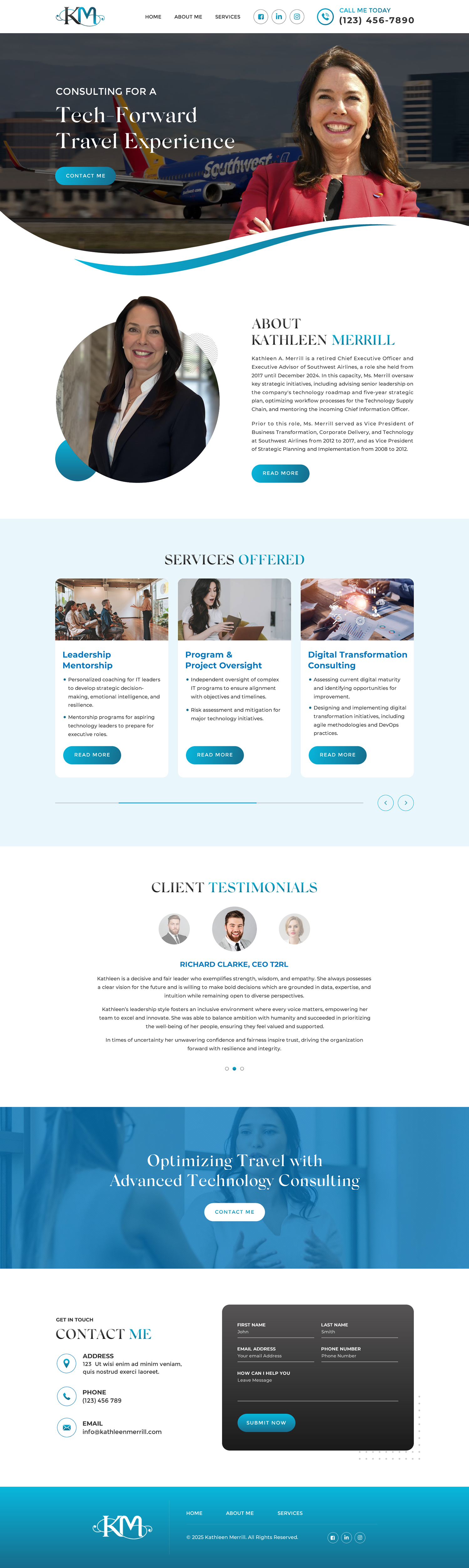 Web Design by Sbss for KMerrill Consulting  | Design #34646022