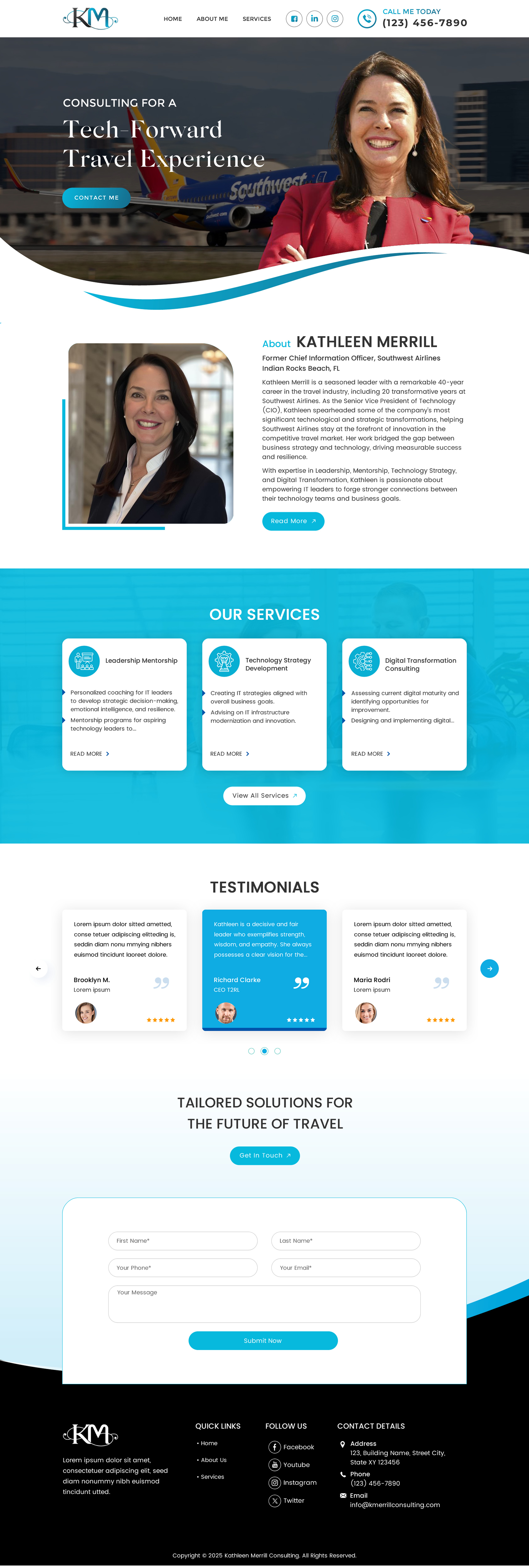 Web-Design von Sbss für KMerrill Consulting  | Design #34646242