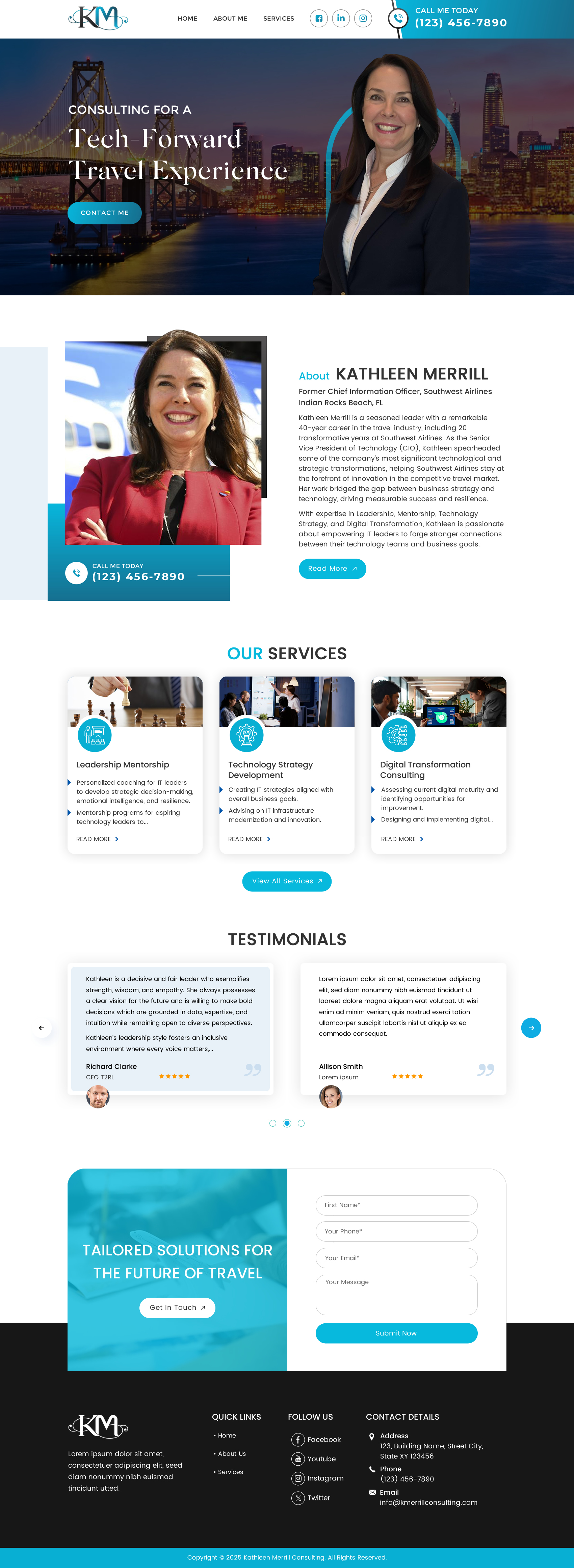 Web Design by Sbss for KMerrill Consulting  | Design #34646263