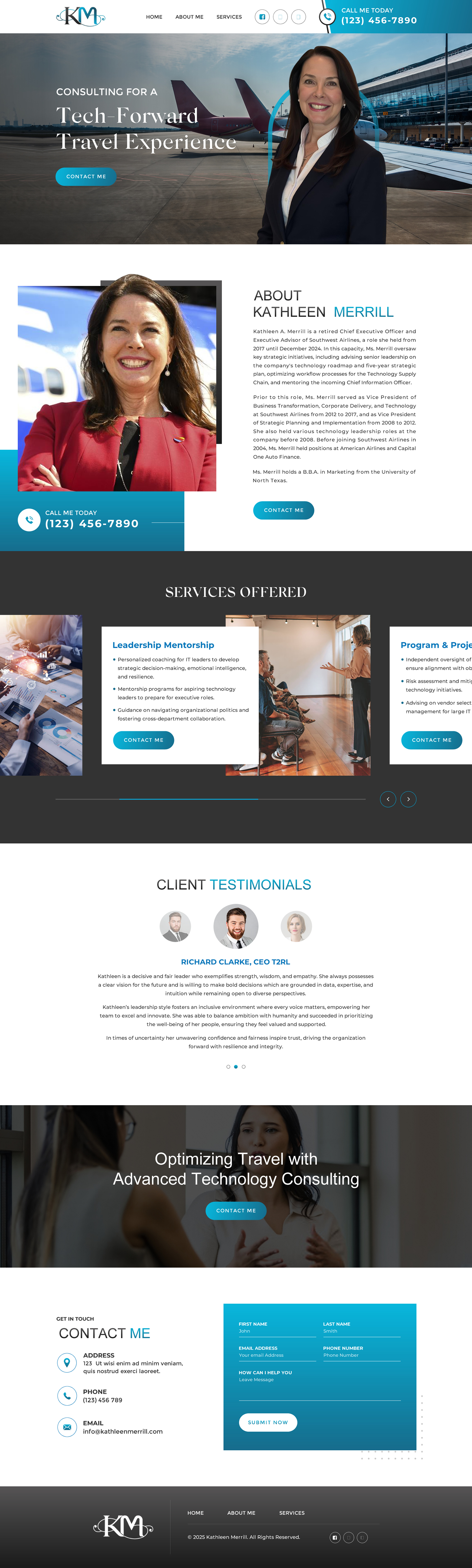 Web Design by Sbss for KMerrill Consulting  | Design #34649677