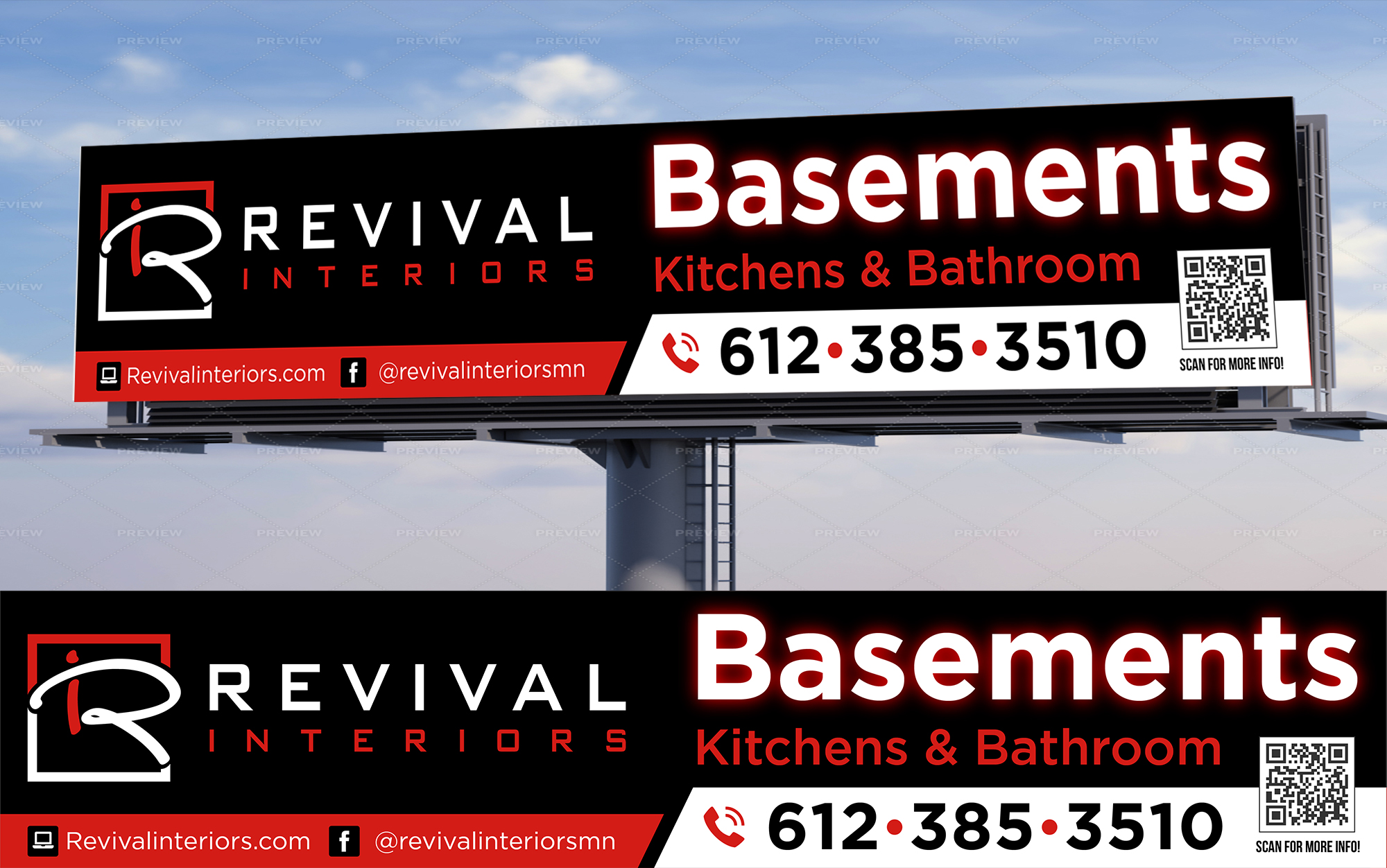 Signage Design by WrapTonic24 for Revival Interiors | Design #34664483